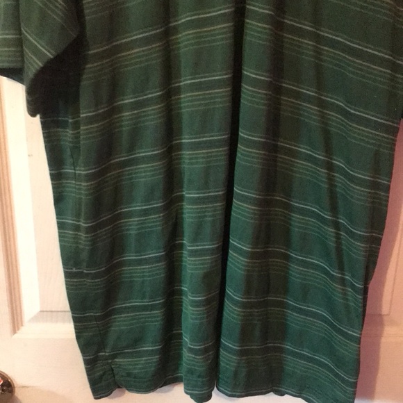 Alan Flusser Golf Green Striped Polo Shirt Mens XXL or 2XL - Picture 5 of 12